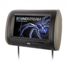 VHD-90CC Universal Replacement Headrest Pre-Loaded w/ DVD Player, & 9” LCD Screen
